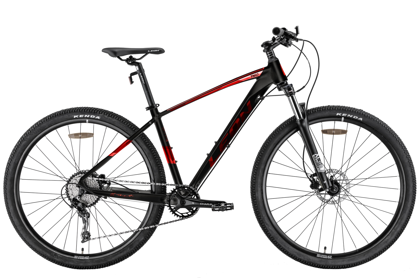 Фотография Велосипед Leon TN-60 AM HDD 29" рама L (2022) Черно-красный